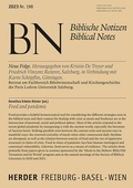 Cover: Food and Pandemic - Verlag Herder