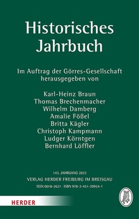 Bild: Historisches Jahrbuch - Verlag Herder