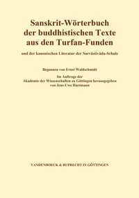 Abbildung von: Sanskrit-Wörterbuch der buddhistischen Texte aus den Turfan-Funden - Vandenhoeck & Ruprecht