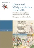 Cover: Libanet und Wittig vom Jordan (Heidin III) - S. Hirzel Verlag