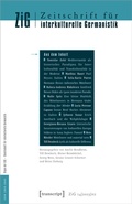 Cover: Zeitschrift f&uuml;r interkulturelle Germanistik - transcript