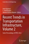 Cover: Recent Trends in Transportation Infrastructure, Volume 2 - Springer
