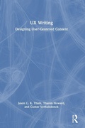 Cover: UX Writing - Routledge