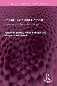Abbildung von: Social Texts and Context - Routledge