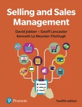 Cover: Selling and Sales Management - Pearson Education Limited