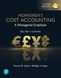 Abbildung von: Horngren's Cost Accounting, Global Edition - Pearson Education Limited