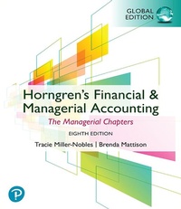 Abbildung von: Horngren's Financial & Managerial Accounting, The Managerial Chapters, Global Edition - Pearson Education Limited