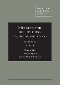 Abbildung von: Mergers and Acquisitions - West Academic Press