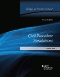 Abbildung von: Civil Procedure Simulations - West Academic Press