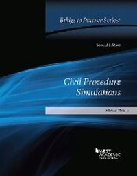 Abbildung von: Civil Procedure Simulations - West Academic Press