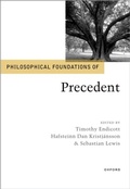Cover: Philosophical Foundations of Precedent - OUP eBook