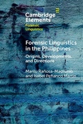 Cover: Forensic Linguistics in the Philippines - Cambridge University Press