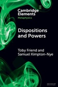 Cover: Dispositions and Powers - Cambridge University Press