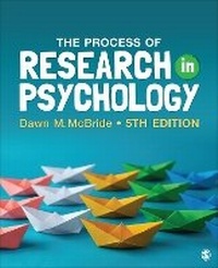Enlarge image Cover: The Process of Research in Psychology - SAGE Publications Inc