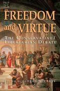 Cover: Freedom and Virtue - Simon + Schuster Inc.