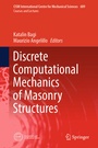 Cover: Discrete Computational Mechanics of Masonry Structures - Springer