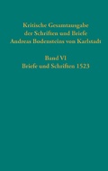 Bild: Kritische Gesamtausgabe der Schriften und Briefe Andreas Bodensteins von Karlstadt - Gütersloher Verlagshaus