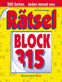 Abbildung von: Rätselblock 315 (5 Exemplare à 2,99 ?) - Bassermann