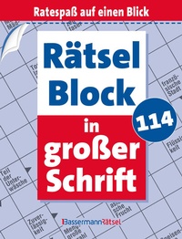 Abbildung von: Rätselblock in großer Schrift 114 (5 Exemplare à 2,99 ?) - Bassermann