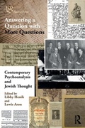 Cover: Contemporary Psychoanalysis and Jewish Thought - Routledge