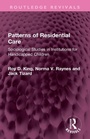 Cover: Patterns of Residential Care - Routledge
