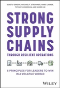 Cover: Strong Supply Chains Through Resilient Operations - Wiley-Scrivener