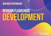Abbildung von: OCR GCSE Psychology Development Revision Flashcards - Tutor2u Limited