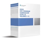 Bild: 2024 CFA Program Curriculum Level III Box Set - CFA Institute