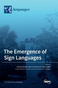 Enlarge image Cover: The Emergence of Sign Languages - MDPI AG