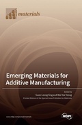 Cover: Emerging Materials for Additive Manufacturing - MDPI AG