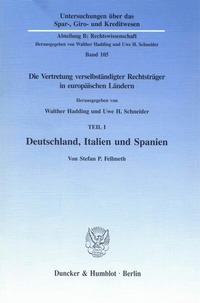 Abbildung von: Deutschland, Italien und Spanien. - Duncker & Humblot