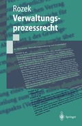 Abbildung von: Verwaltungsprozessrecht - Springer