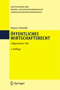 Abbildung von: Öffentliches Wirtschaftsrecht - Springer