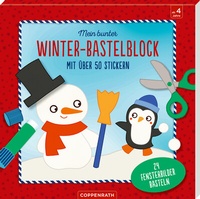 Abbildung von: Mein bunter Winter-Bastelblock - Coppenrath