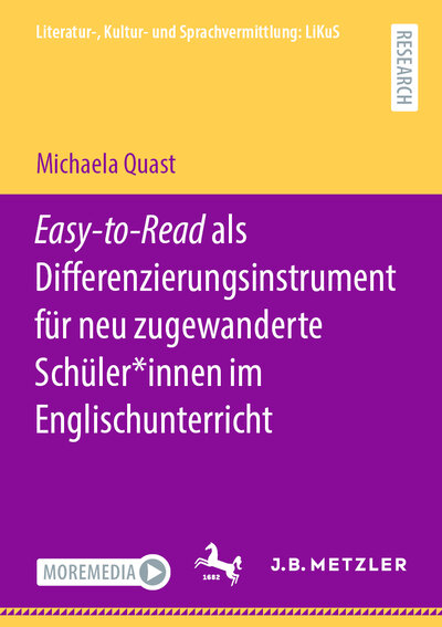 Abbildung von: Easy-to-Read als Differenzierungsinstrument für neu zugewanderte Schüler*innen im Englischunterricht - J.B. Metzler
