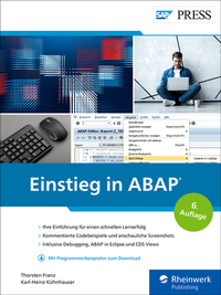 Abbildung von: Einstieg in ABAP - SAP PRESS