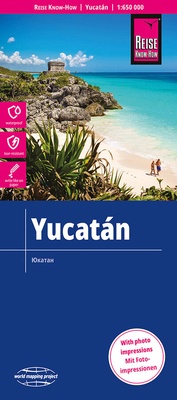 Abbildung von: Reise Know-How Landkarte Yukatán / Yucatán (1:650.000) - Reise Know-How Verlag Peter Rump GmbH