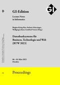 Cover: GI Edition Proceedings Band 331 "BTW 2023" - K&ouml;llen