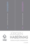 Cover: Teoria da a&ccedil;&atilde;o comunicativa - 2 volumes - Editora UNESP