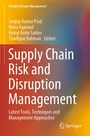 Cover: Supply Chain Risk and Disruption Management - Springer