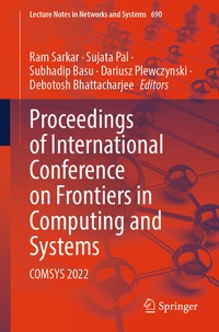 Enlarge image Cover: Proceedings of International Conference on Frontiers in Computing and Systems - Springer