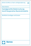 Abbildung von: Sozialgerechte Bodennutzung durch kooperative Baulandmodelle - Nomos