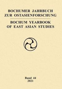 Abbildung von: Bochumer Jahrbuch zur Ostasienforschung - Iudicium