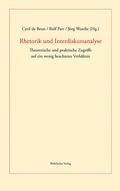 Cover: Rhetorik und Interdiskursanalyse - Wehrhahn Verlag