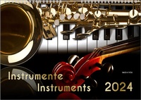 Abbildung von: Musikinstrumente, ein Musik-Kalender 2024, DIN A3 - Bach 4 You