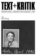 Cover: Mela Hartwig - Edition Text + Kritik