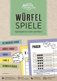 Abbildung von: Würfelspiele | Spielspaß für Groß und Klein - pen2nature