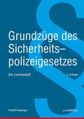 Cover: Grundz&uuml;ge des Sicherheitspolizeigesetzes - Pro Libris Verlagsgesellschaft
