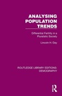 Cover: Analysing Population Trends - Routledge