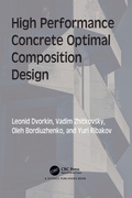 Cover: High Performance Concrete Optimal Composition Design - CRC Press